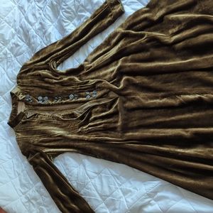 Double D Ranch velvet dress, Medium